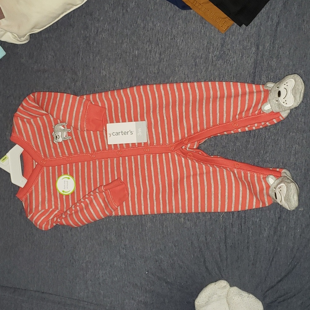 3 month footie pjs